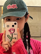 ラッキーフラワーフォーンケース / Lucky flower phone case pink