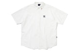 リセントロゴオックスフォードシャツ / RECENT LOGO OXFORD SHIRT_WHITE