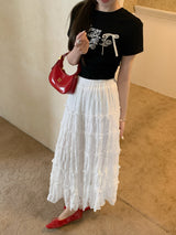リボンレタリングTシャツ
