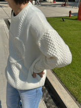 ASCLO Heart Cable Round Knit (4color)