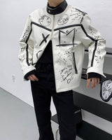 ドローイングカリムバイカージャケット / OWN Drawing Karim Biker Jacket