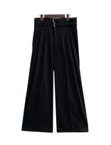 Double Belt Wide Pants (6686089937014)