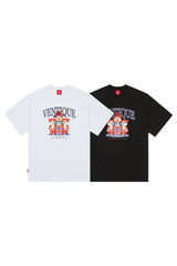 スリーキャットマスケッターズTシャツ/VENTIQUE Three Cat Musketeers T-shirt 5color