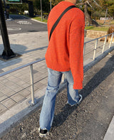 No.8384 ブラッシュブーツカットデニムパンツ
