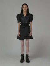 TIED BLAZER MINI SKIRT (6677556854902)
