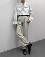 ドイチェツータックワイドスラックス/OA Deutsche Two Tuck Wide Slacks (3 colors)