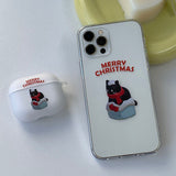 ICE Black - Santa Some Cat Phone Case