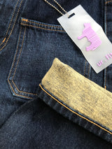 ワイドフィットデニムパンツ/WIDE FIT DARK BLUE DENIM PANTS [17790]
