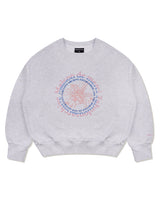 Women's Crop Circle Logo Emboss Le Lis HeavyTerry Sweatshirt AshgrayPink(FCD3TS701W)