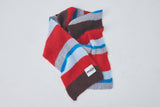 カラーストライプマフラー / Color Stripe Muffler [Red]