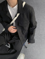 No.9180 woolen set-up trucker JK (6633609035894)
