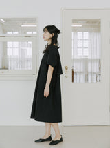 レイヤードリボンワンピース / layered ribbon onepiece black