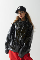 エナメルジャケット/BSR2223FWJK061 WD ENM JACKET ENAMEL BLACK