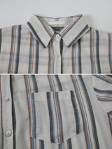 Natural Stripe Long Sleeve Shirt