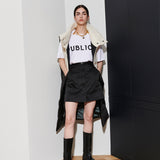 [UNISEX] JUN PADDING VEST, IVORY + BLACK (6626393751670)