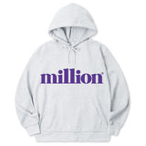 ミリオンビッグロゴフーディー/MILLION BIG LOGO HOODIE