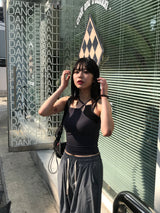 ツインレイヤードノースリーブ