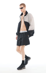 LOGO BAND SHORTS_BLACK