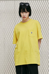U LOGO POCKET TEE [YELLOW] (6552892047478)
