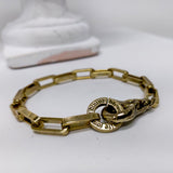 6mm ボックス チェーン ブレスレット / [BLESSEDBULLET]6mm BOX chain bracelet_dark silver