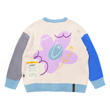 FLORAL OVERSIZED CARDIGAN MULTI