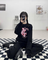 パズルベアスウェット / VENHIT Puzzle Bear SWEATSHIRT_B1