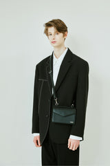 WIDTH SQUARE LEATHER MINIMAL BAG (6554122092662)