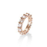 4MM プロング セッティング テニス リング / 4MM Prong Setting Tennis Ring (rosegold)