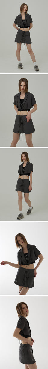 アプロンスカート / APRON SKIRT IN GREY