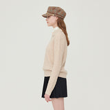Classic cashmere cable knit (6652482814070)