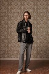 Low-cut leather jacket (4622119731318)