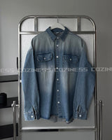MONTH Brush Denim Shirt Jacket