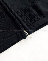 ノアール２wayフードジップアップ / Noir Two-Way Hood Zip-Up (4 colors)