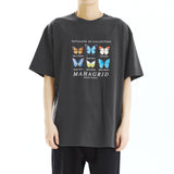 バタフライTシャツ / BUTTERFLIES TEE CHARCOAL