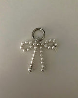 【MADE】 Ribbon keyring _ pearl