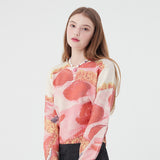 チェリープリントニット／CHERRY PRINT KNIT [PINK]