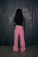 classic cargo slacks - pink