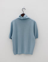 ラクーンタートルスリーブニット / Raccoon Turtle Short Sleeve Knit (3color)