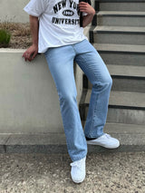 NEVER SEMI DENIM PANTS(S~XL)