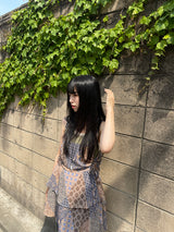 ボヘミアンヒッピーレイヤードドレス / Bohemian hippie layered dress