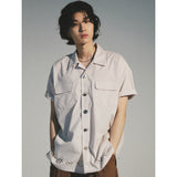 レイカットアウトボタンシャツ / LAY-CUT BUTTON SHIRT_IV