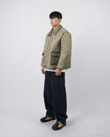 リィドゥズカラーネックキルティングダッフルジャケット/liddes collar-neck quilting duffle jacket 2color