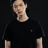 ベーシックマシュマロショートスリーブT/BASIC MARSHMALLOW SHORT-SLEEVED T-BLACK