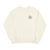 Drawing Letter Flower Smile Sweatshirt_Green Logo