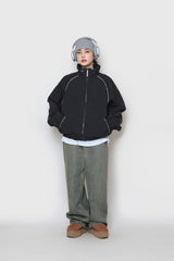 ペイズリーパイピングジップアップ / Paisley Piping Zip-Up