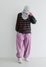 オールドストライプロングスリーブ / BSR2223FWPO028 OLD STRIPE LONG SLEEVE GREEN