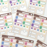 ネームステッカー/chanibear name sticker