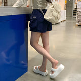 ビスケットナイロンカーゴサマーショートパンツ