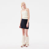 スモールチェリーポップルニットスカート / SMALL CHERRY POPPLE KNIT SKIRT [NAVY]