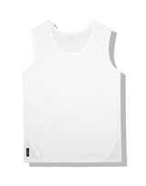 MODAL LENGTHY SLEEVELESS T-SHIRT WHITE (6566880575606)